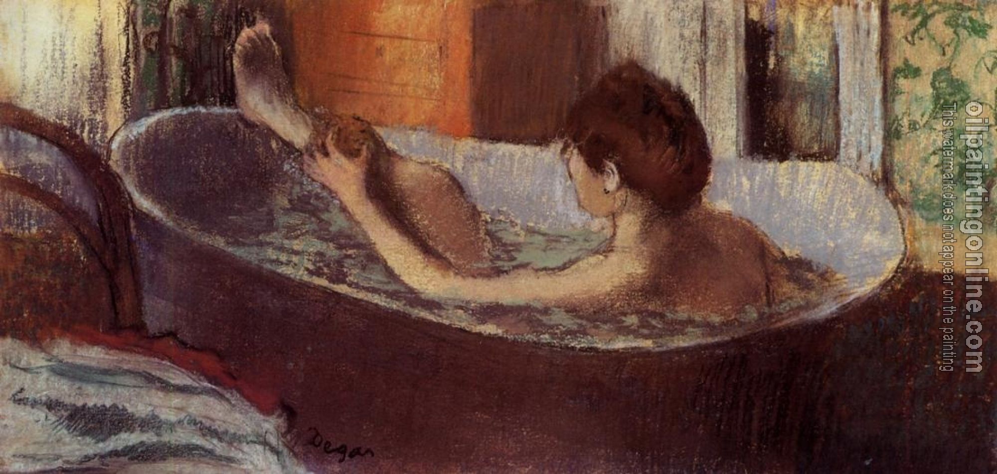 Degas, Edgar - Woman in a Bath Sponging Her Leg